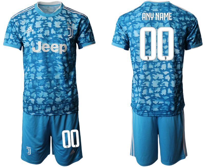 Men 2019-2020 club Juventus FC away customized blue Soccer Jerseys->customized soccer jersey->Custom Jersey